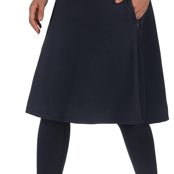 Stylish Women's Skirted Leggings with Deep Pockets - Perfect for Any Activity
